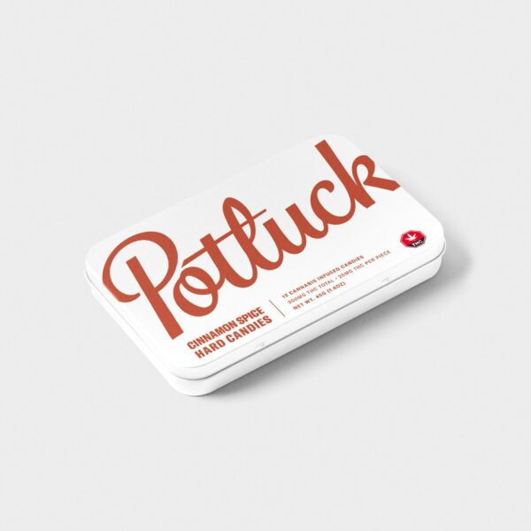 Potluck – Hard Candy – Cinnamon Spice – 300mg THC | Budderweeds Canada