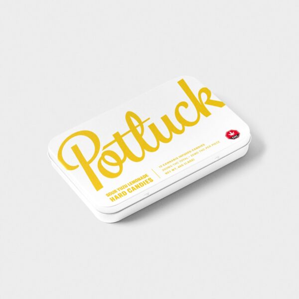 Potluck – Hard Candy – Sour Yuzu Lemonade – 300mg THC | Budderweeds Canada