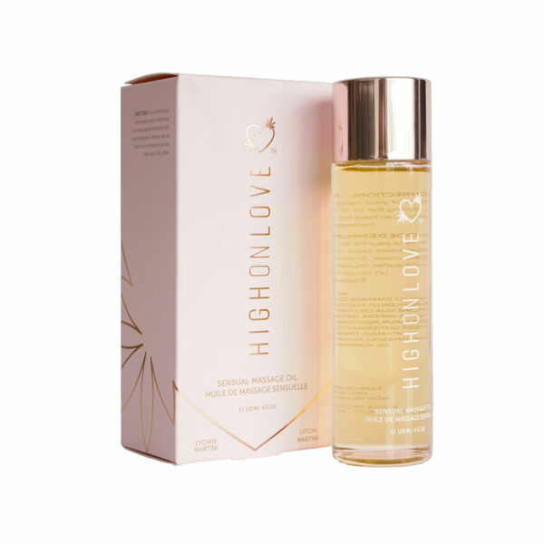 High On Love – Massage Oil – Lychee Martini | Budderweeds Canada