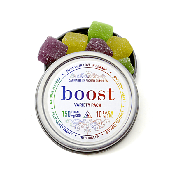 Boost – CBD Variety Pack Gummies – 150mg | Budderweeds Canada