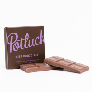 Potluck – Infused Chocolate – Milk Chocolate – 300mg THC | Budderweeds Canada