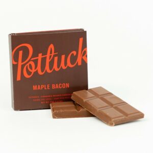 Potluck – Infused Chocolate – Maple Bacon – 300mg THC | Budderweeds Canada