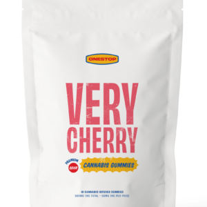 Onestop – Very Cherry THC Gummies 500mg | Budderweeds Canada