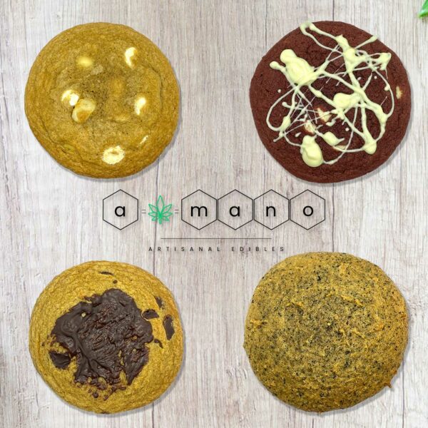 Amano Edibles – Cookies – 200mg | Budderweeds Canada
