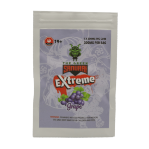 Green Samurai Extreme – Grape Gummy – 300mg THC | Budderweeds Canada