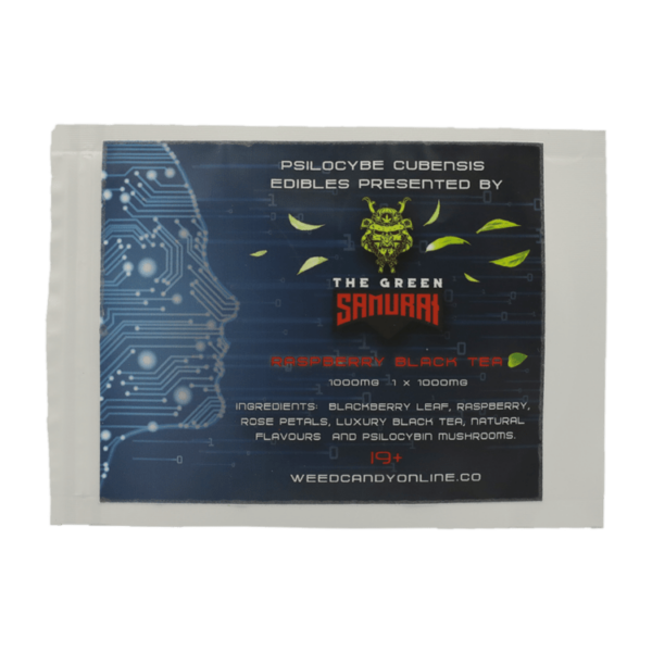 The Green Samurai – Raspberry Black Tea – 1000mg | Budderweeds Canada